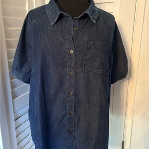 Women’s Blue Denim Shirt
